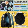thumbnail image 4 of Mochila Pokémon Kids con bolsillo para botella de agua negro/blanco, 4 of 6