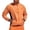 Orange, variant on Men's Cycling Windbreaker Jacket – Lightweight Water Resistant Bike Jacket with Reflective Stripe – Breathable Long Sleeve Outdoor Sportswear – Sizes S-XXXL