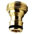 thumbnail image 2 of Speravity Adaptador de manguera de latón resistente 3/4, accesorios de conexión, pieza de conexión de tubo de unión, reemplazo de boquilla, Herramientas y ferretería Tipo 1 3/4 Hilo, 2 of 6
