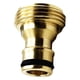thumbnail image 1 of Kenally Adaptador de manguera de latón resistente 3/4, accesorios de conexión, pieza de conexión de tubo de unión, reemplazo de boquilla, Herramientas y ferretería Tipo 1 3/4 Hilo, 1 of 6