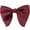 Wine Red, variant on Men Big Bow Ties, Classic Solid Bowtie Adjustable Formal Neck Bowtie Tux Bowtie For Men Wedding Party Accessories