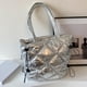 thumbnail image 4 of Bolso informal para mujer, Bolso elegante de gran capacidad para viajes de compras (plata), 4 of 8