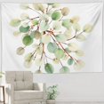 thumbnail image 5 of RKSupls Tapestry Wall Hanging Art, Eucalyptus Leaves Bouquet Hanging Tapestry Decoration for Daily Bedroom, Living Room, Dorm, Apartment Hallway Home Decor,80*60in, 5 of 5