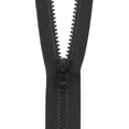 thumbnail image 2 of COSTUMAKERS Two-Way Separating Zipper #5 VISLON Molded Teeth 70 cm (27.6 in) Black, 2 of 3