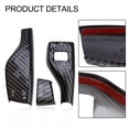 thumbnail image 5 of Carbon Fiber Turn Signal Wiper Lever Cover Trim 3X for Bmw X1 X2 X3 X4 for X5 X6 X7, 5 of 9