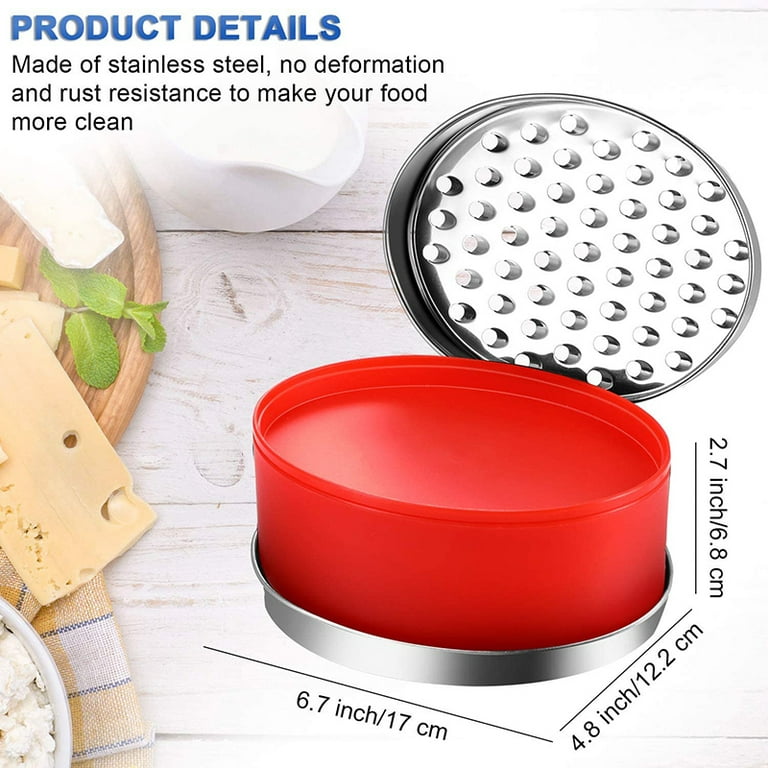 Cheese Chopper® Cheese Storage With Handle Grater Wire and 