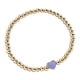 thumbnail image 1 of Pulseras para mujer, regalos para mujer, cuentas redondas geométricas, corazón de melocotón dorado, pulsera con aceite goteando, pulsera para mujer, joyería blanca, pendientes., 1 of 3