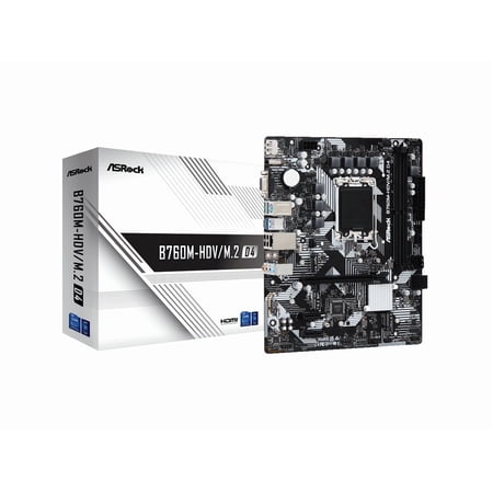 【中古】ASRock B760M-HDV/M.2 D4 B760(DDR4)/LGA1700/MicroATX【津田沼】保証期間１週間