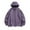 Purple, variant on YLSDY Winter Fashion 2024 Men's Lightweight Hooded Jackets Drawstring Windbreaker Solid Color Long Sleeve Zip Up Coats with Pockets Streetwear Black XXL