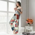 thumbnail image 5 of Honiee Patchwork In Country Style for elegant Women's Lounge Pants and Pajama Pants, crafted for ultimate comfort in your sleepwear essentials-Small, 5 of 6