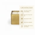 thumbnail image 4 of Vanilla Reserve Vanilla Sandalwood Scented Candle in Gold Cube Jar, Luxury Home Decor Candle, 4 of 5