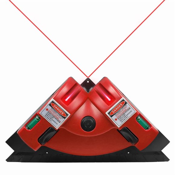 Niveau Laser Professionnel à 90 °, Utilisé pour la Pose de Carreaux, Niveau Infrarouge Ultra-Précis, avec Fonction Antireflet pour l'Extérieur