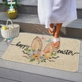 thumbnail image 4 of Happy Easter Doormat Home Decor Easter Door Mat Outdoor Welcome Mat Bunny Ears Front Door Mat for Entrance Decorations, 4 of 6