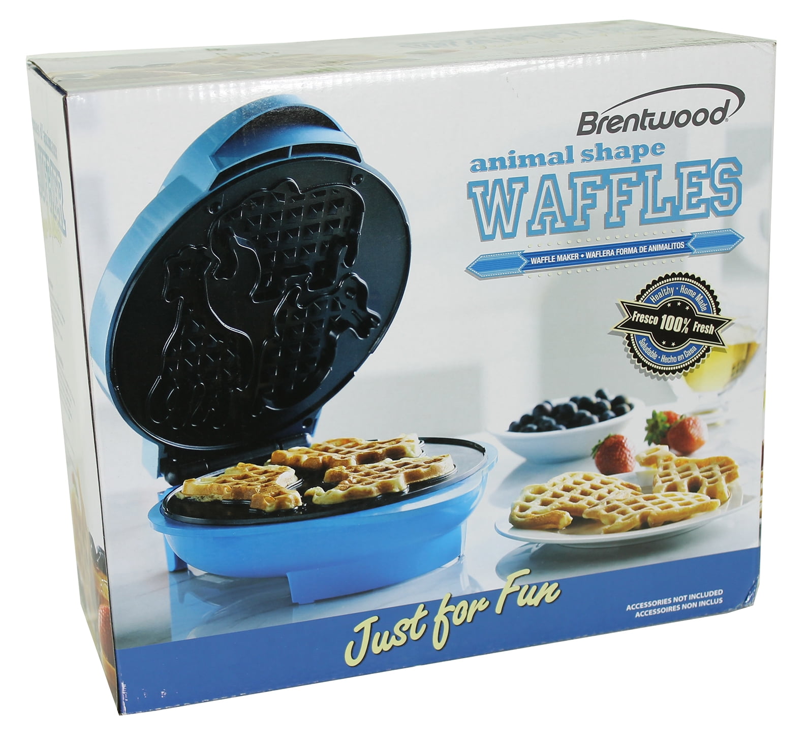 Brentwood TS253 8.75" X 9.75" X 4.5" Animal Shape Waffle Maker