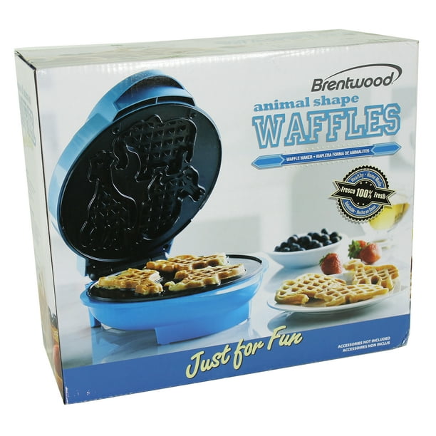 Brentwood TS253 8.75" X 9.75" X 4.5" Animal Shape Waffle Maker