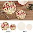 thumbnail image 4 of SKYSONIC Love Summer Flower Pot Holders Trivets, 2 Pcs Heat Resistant Trivets,Wild Floral Cotton Thread Weave Mats for Hot Pads Pans Pot Bowl Teapot for Kitchen Decor, 4 of 7