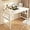 Frame：white/Board：white, variant on 39.4 Inch Foldable Desks for Small Spaces,Foldable Desk No Assembly,Small Table for Bedroom,White.