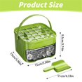 thumbnail image 3 of Ice Cube Mold Easy Ice Maker Ice Maker Ice With Trash Can And Spoon. Portable Handle Easy To Release No Need To Cool Ice Cubes For Whisky., Kitchen Ice Cube Mold, 3 of 9