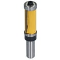 thumbnail image 1 of Double Edge Straight Milling Cutter,   Rotation Pattern Flush Trim Router Bit 1-1/2in Depth  For Wood MDF Particleboard Plywood, 1 of 8