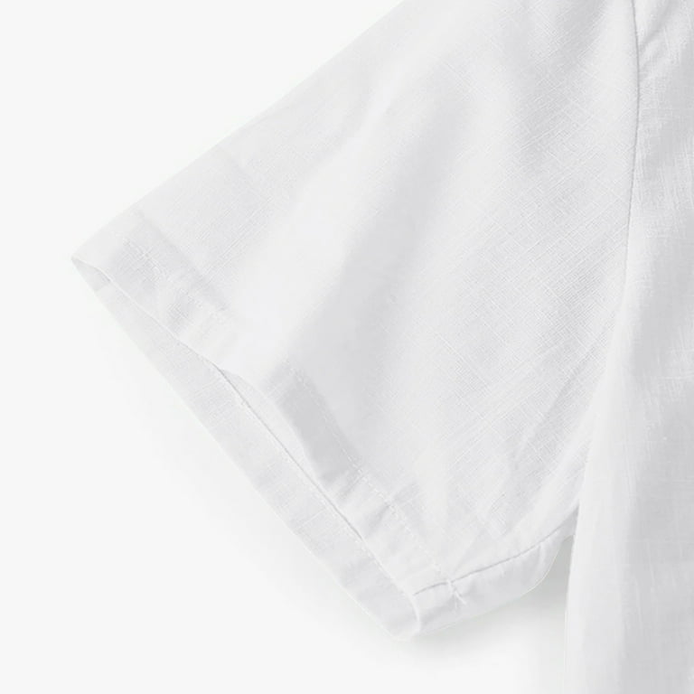 jjayotai Men's Top Shirt with V-Neck Fashion Men Casual Short