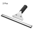 thumbnail image 3 of Uxcell Shower Window Squeegee Stainless Steel All Purpose Cleaning Tool 9.84 Inch Black, 2 Pack, 3 of 6
