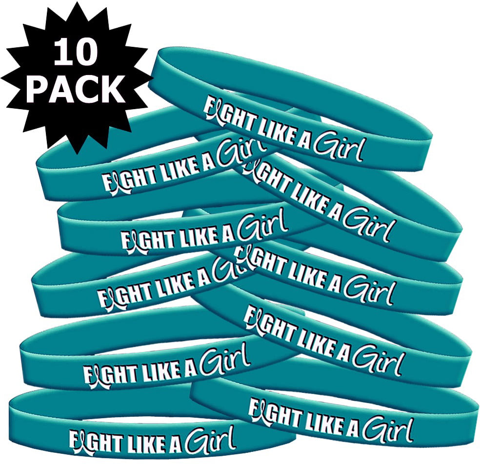 Fundraising For A Cause 10 Pack Where There is Love Blue and White Ribbon Bracelets Individually Bagged 10 Bracelets 