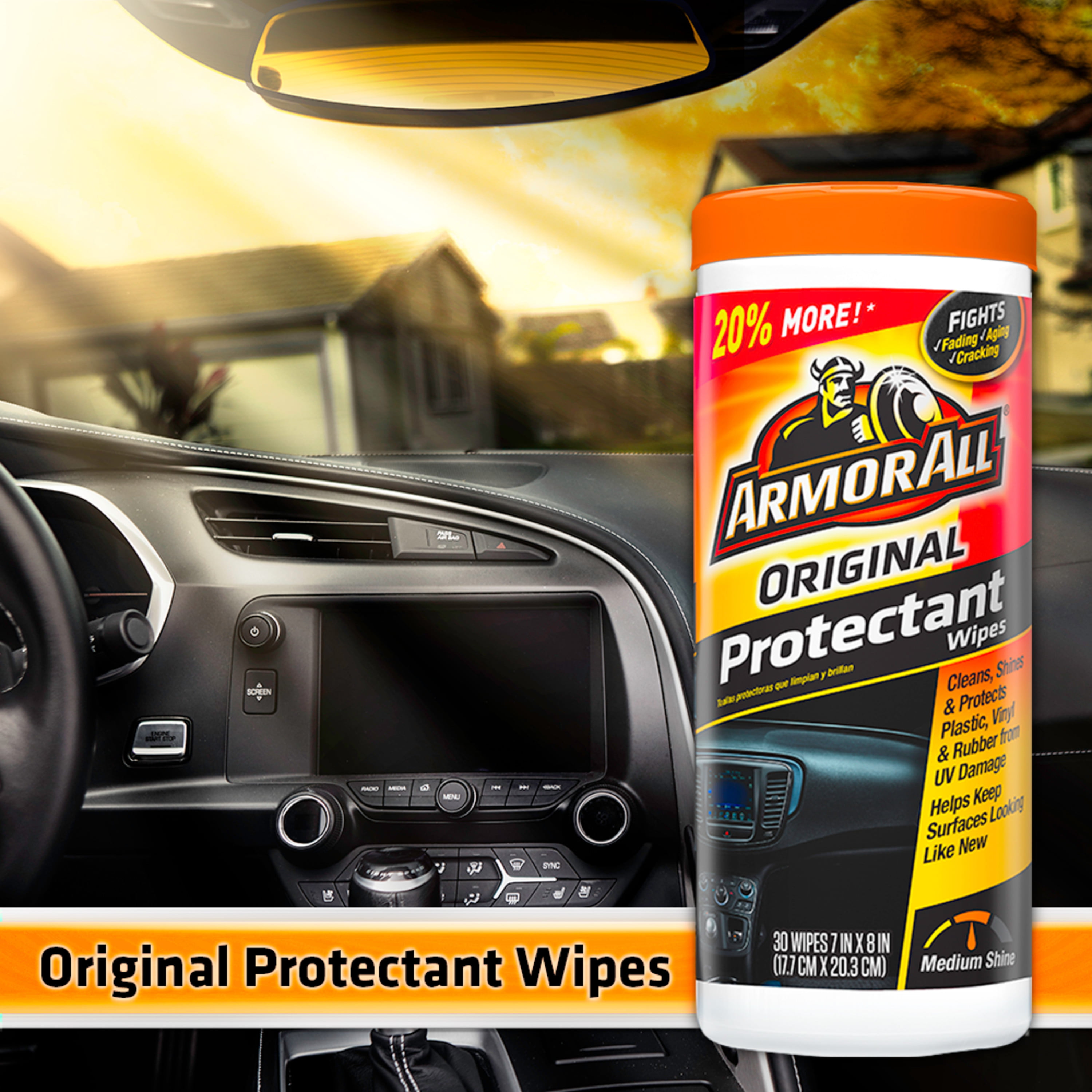 Shop Armor All Armor All Wipes Bundle with Original Formula Car Protectant  Wipes (30-Count), Car Cleaning Wipes (30-Count), Glass Wipes (30-Count) and  Leather Care Wipes (30-Count) at