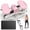 Pink, variant on Leumius Rock Stepper for Exercise,Side-to-Side Stepper Machine with Resistance Bands & Digital Display,Foldable Mini Stepper for Home Workout,Purple