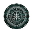 thumbnail image 3 of LNWH Gothic Scandinavian Symbols Pattern Waterproof Spare Tire Cover, Universal Spare Tire Wheel Covers 15 inch, 3 of 8