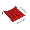 thumbnail image 2 of Ruroz Solid Chair Pad Super Soft Thick Washable Square Seat Cushion Chair Cushions Seat Cushions Chair Pads for Kitchen Dining Room(15.7" × 15.7"), 2 of 2