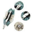 thumbnail image 5 of Ofertas Únicas 1 Pc Pin de Pelo Elegante con Flor Clip para Peinados para Mujeres 4.72"x2.56"x1.38" Champán, 5 of 5