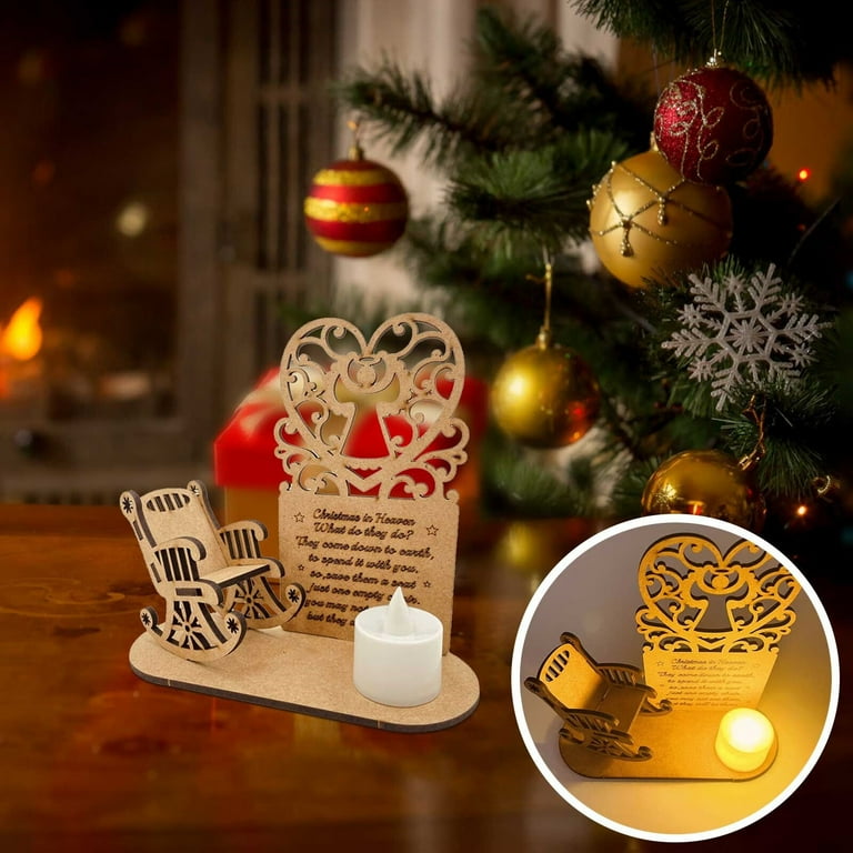 Christmas Remembrance Candle Ornament To Remember Loved Ones