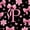 Pink Black P, variant on Erosebridal Pink Bows Girls Black Out Curtains,Letter R Monogrammed Curtains Pack of 2 (42x63 Each) For Girls Kids