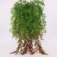thumbnail image 4 of Planta de sauce artificial de 5 ramas, vid, colgante de pared para el hogar, decoración de planta de banquete de boda de sauce de plástico, cola roja Speravity HA6959-01B, 4 of 6