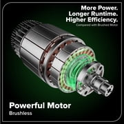 Greenworks 40V Brushless 16 Attachment Capable String Trimmer + Brushless 550 CFM/130 MPH Blower Combo Kit with a 4.0 Ah Battery and 2A Single Port Charger