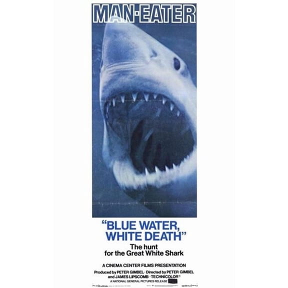 Posterazzi MOV250252 Blue Water White Death Movie Poster - 11 x 17 in.