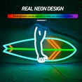 thumbnail image 5 of Y YUNHSOM Surfboard Shaped Neon Sign, USB Power Dimmable LED Neon Sign for Wall Decor, Surfing Themed Restaurants Decor, Beach Bars, and Leisure Places (15.7 * 7.8 inch), 5 of 9