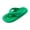 Green, variant on Men's and Women's Flip Flops, Orthotic Lightweight Slides with Pillow Soft Cushion for Beach, Bath and Spa Use (Green, 7)