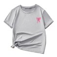 thumbnail image 3 of Shadoumai Toddler Girls Easter Shirt Easter's Day Graphic T-Shirts Round Neck Short Sleeve T Shirts Casual Tee Shirt T Shirts for Boys and Girls, 3 of 6