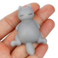 thumbnail image 3 of Jinglin Cat Squeeze Healing Fun Kawaii Stress Reliever Juguetes Regalos (blanco, gris, 4 piezas)// kaili Sencillez, 3 of 5