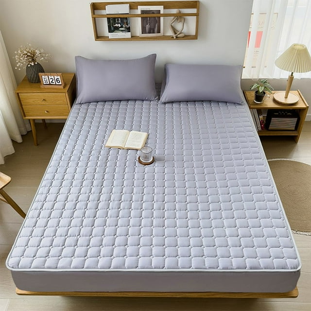 SROBPTY Bed Sheets, Mattress for All Seasons Soft Cushion Non Slip Pad Double Bed Size