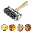 thumbnail image 1 of Stainless Steel Dough Lattice Top Cookie Pie Pizza Bread Pastry Crust Roller Cutter, 1 of 4