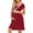 Wine, variant on Pregnant Nursing Maternity Lounge Set, Lace Trim Home Sleepwear, Comfortable Casual Nightgown for Expectant and Nursing Moms