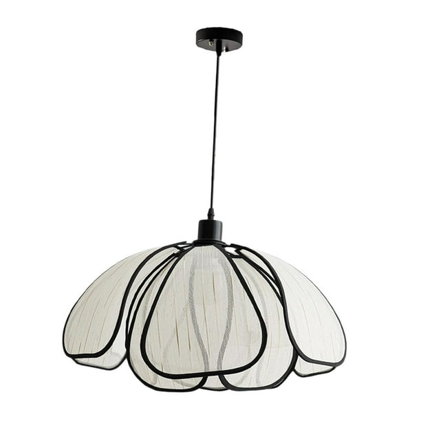 Lámpara de techo estilo bohemio con forma de flor, estilo nórdico, decorativa, de tela diámetro 50cm