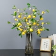 thumbnail image 3 of Piezas Ramas de Limón Artificiales, Decoraciones de Limón Vívidas de 27 Inch, Decoración de Limón Falso Amarillo, Centro de Mesa para el Hogar de la Cocina, Decoración de(Amarillo), 3 of 3