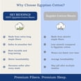 thumbnail image 6 of 100% Egyptian Cotton California King Sheets 4 Piece-400 Thread Count Sateen Weave, Cal-King Size Sheets Set with 15" Deep Pockets, Cooling, Breathable Cotton Sheets for Cal King Size Bed - Navy Blue, 6 of 7