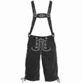 thumbnail image 4 of Lederhosen Men - Genuine Leather Authentic German Lederhosen For Men, Oktoberfest Outfit - Short Light Brown-xdd, 4 of 5