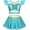 D, variant on Girls Princess Swimsuit Bathing Suits Tankini Bikini Two Piece Swimwear Beachwear