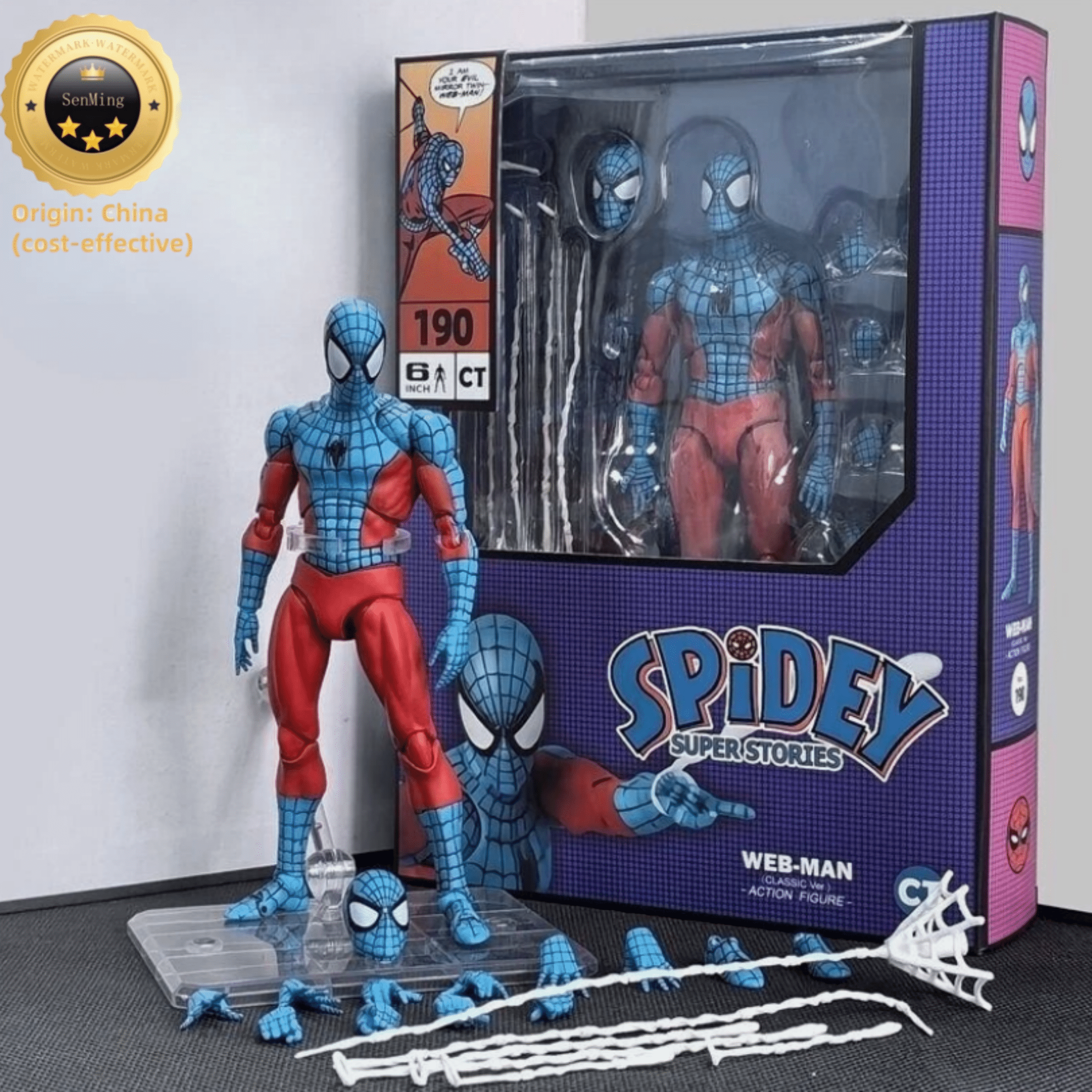 未開封 MAFEX スパイダーマン(CLASSIC COSTUME Ver.) s-l400.jpg