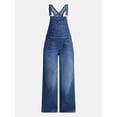thumbnail image 4 of No Boundaries Wide Leg Baggy Overalls, Women's XXS-XXL, 4 of 4